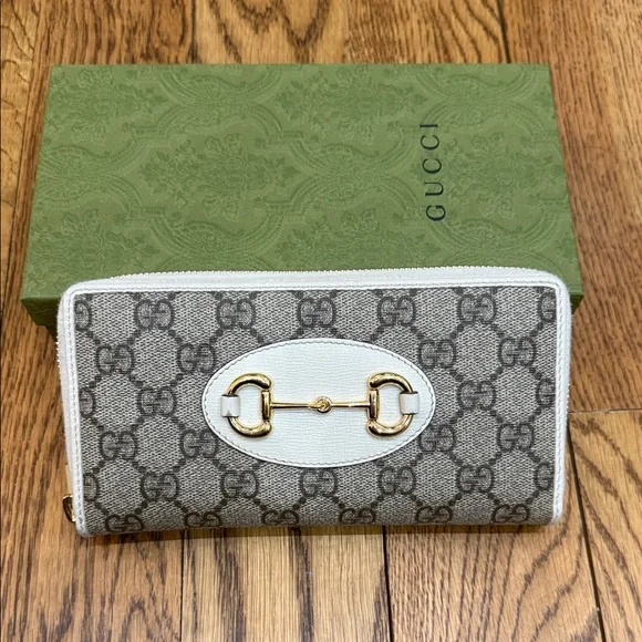 Gucci Horsebit 1955 Zip Around Wallet - Picture 1 of 6